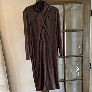 Ralph Lauren Chocolate Long Sleeve Dress